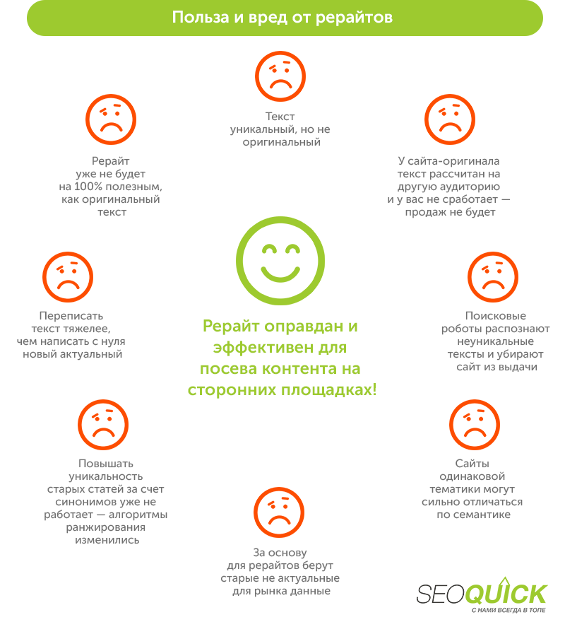 Benefits and harm of rewrites