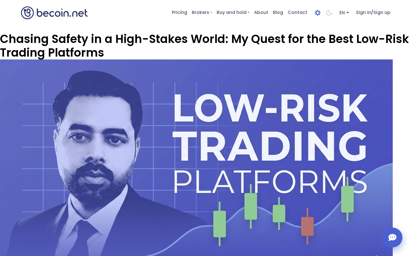 Стара WordPress-платформа BeCoin: контентний блог із партнерськими статтями