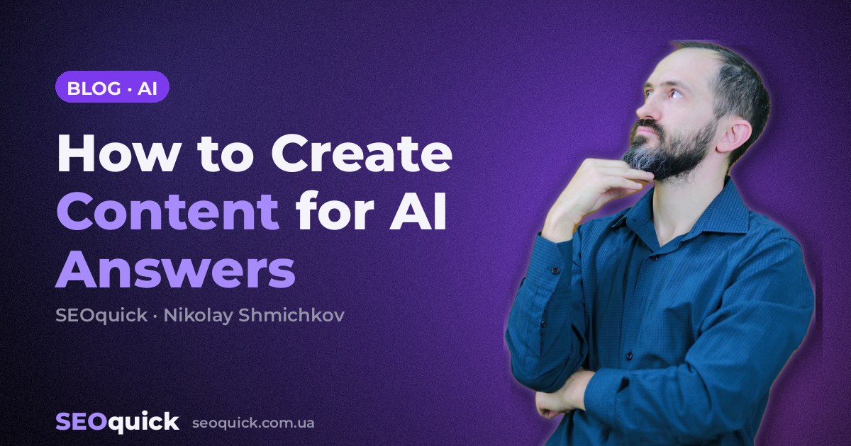 How to Create Content for AI Answers